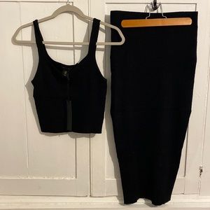 House of Harlow 1960 knit skirt & tank set